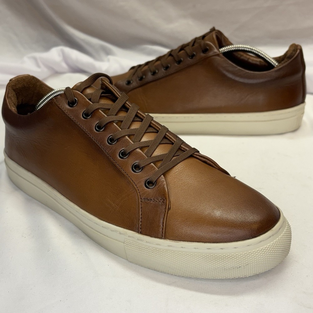 Thursday Boot Co. Premier Chestnut Brown Leather Low Top Sneakers Men's US 12 M